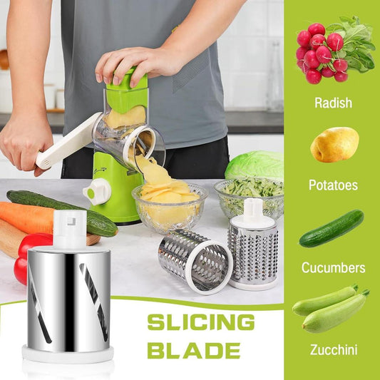 3-in-1 Smart Vegetable Cutter – Multi Blade Kitchen Tool