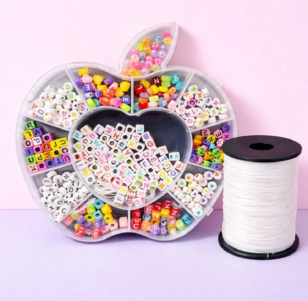 DIY Multicolor Jewellery Beads Kit – Modern Bracelet & Necklace Making Set