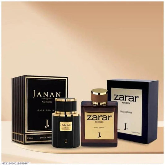 Zarar And Janan Gold Edition perfume set for Man